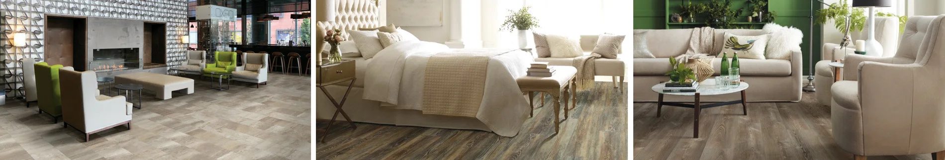 luxury vinyl plank flooring room scenes